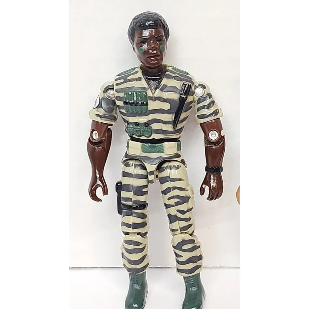 1986 Lanard The Corps Lot Croc & Flashfire 3.75” Action Figures Security Force